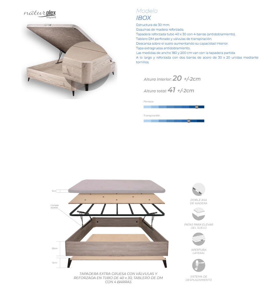 Canapé Madera Ibox